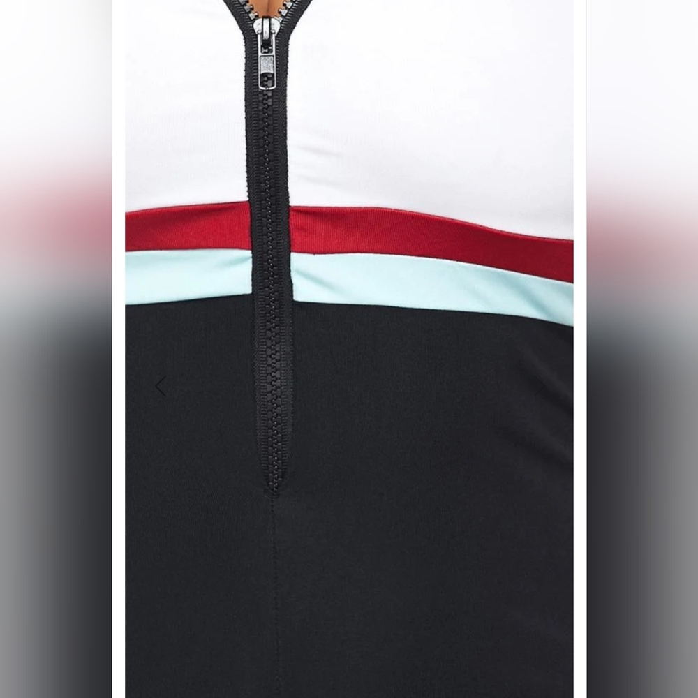 NWOT ... Short Sleeve Checkered Racing Jumpsuit - Black - Picture 7 of 10